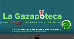 Desktop Screenshot of gazapoteca.com