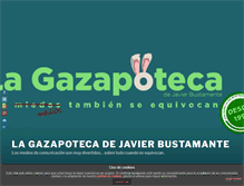 Tablet Screenshot of gazapoteca.com